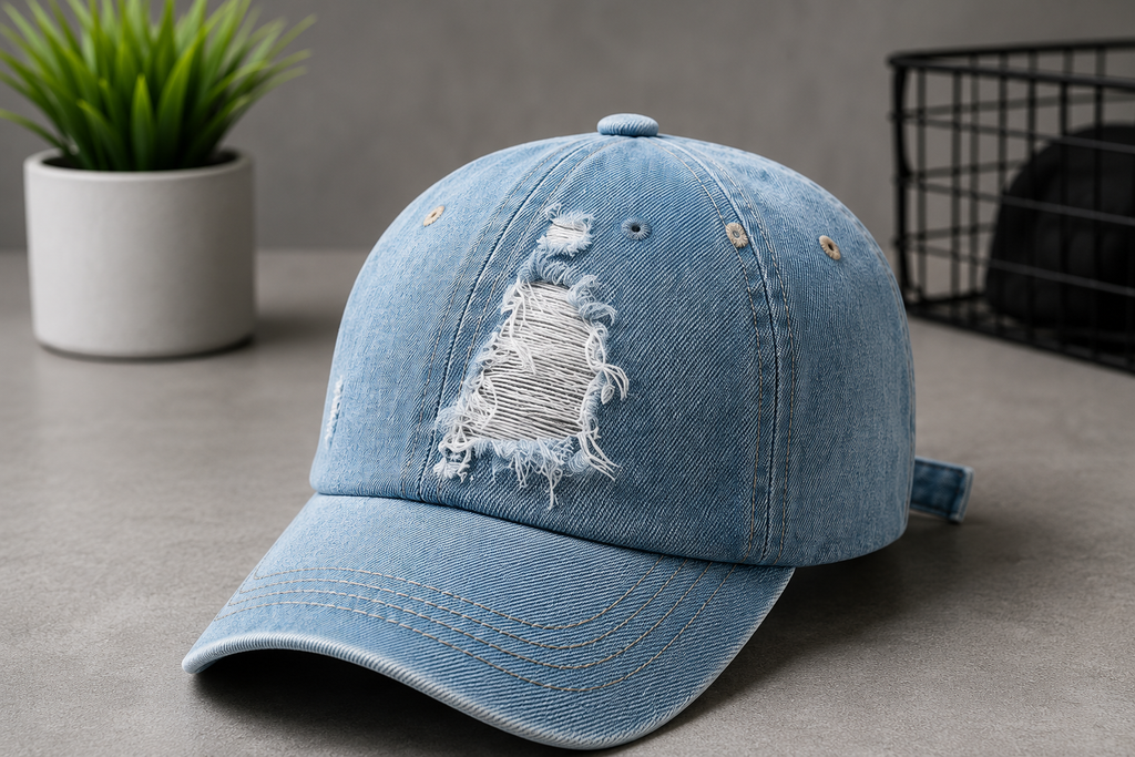 Vintage™ Distressed Denim Cap