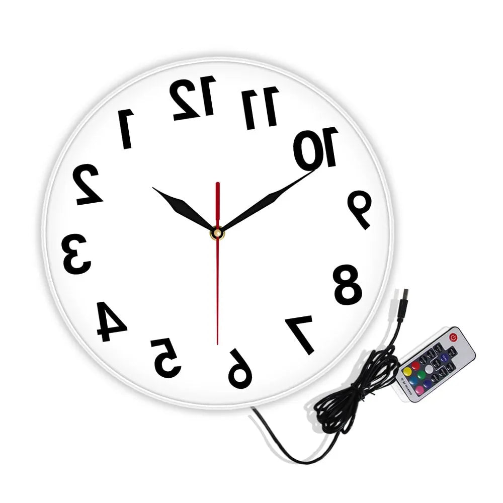 ✅ GlowTime™ – LED Wall Clock