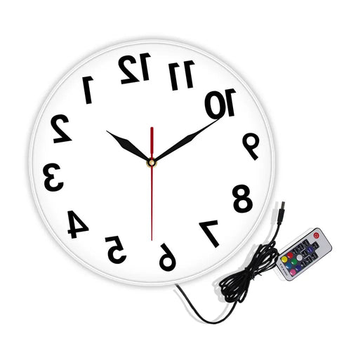 ✅ GlowTime™ – LED Wall Clock