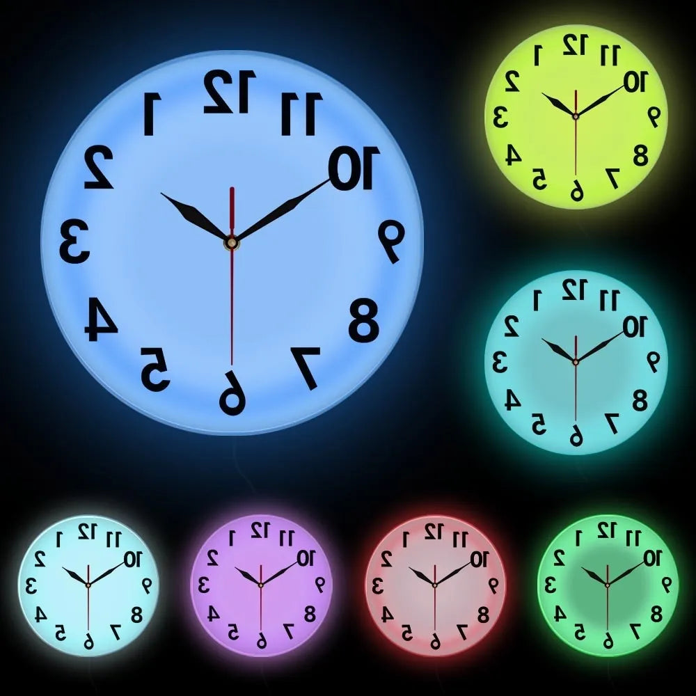 ✅ GlowTime™ – LED Wall Clock